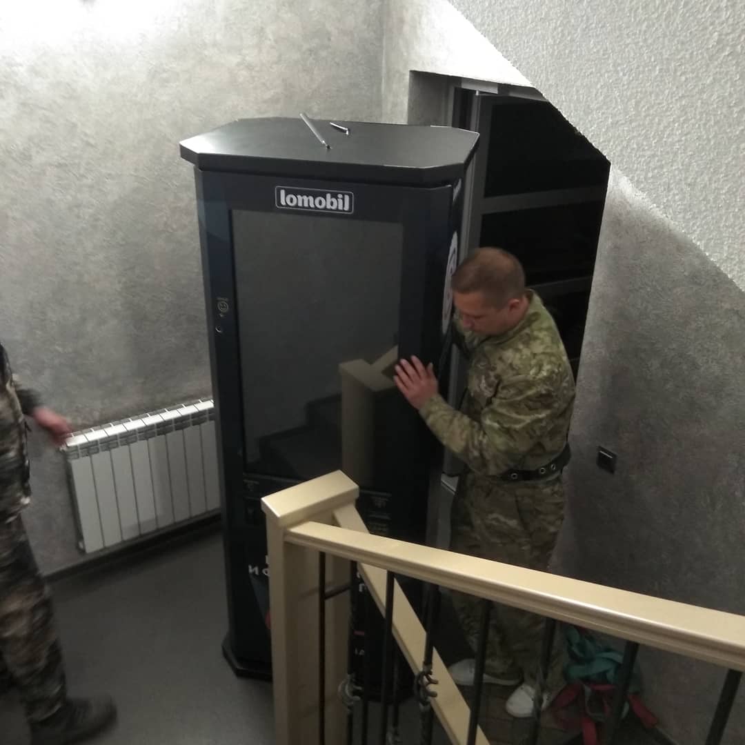 Подъём на этаж негабаритной техники